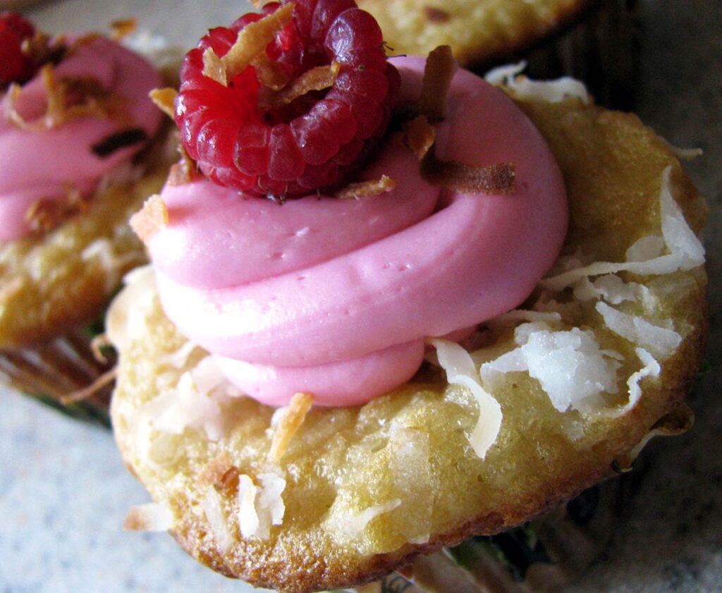 Raspberry Cupcake Recipe Image