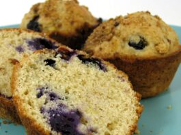Banana and Blueberry Muffins are A Perfect One Bowl Breakfast You'll Love
