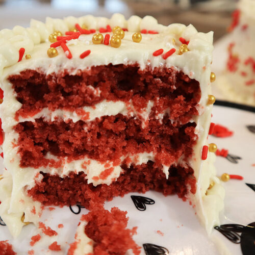 Individual Mini Red Velvet Cake