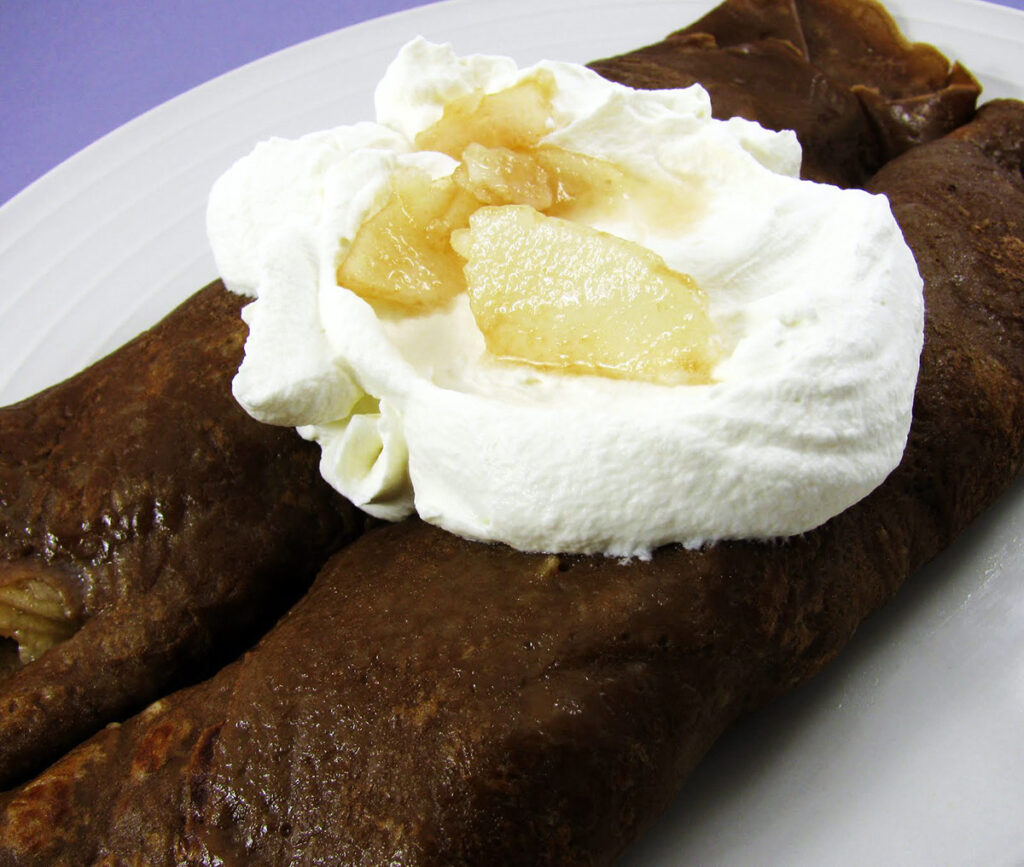Chocolate Pear French Crepe Recipe