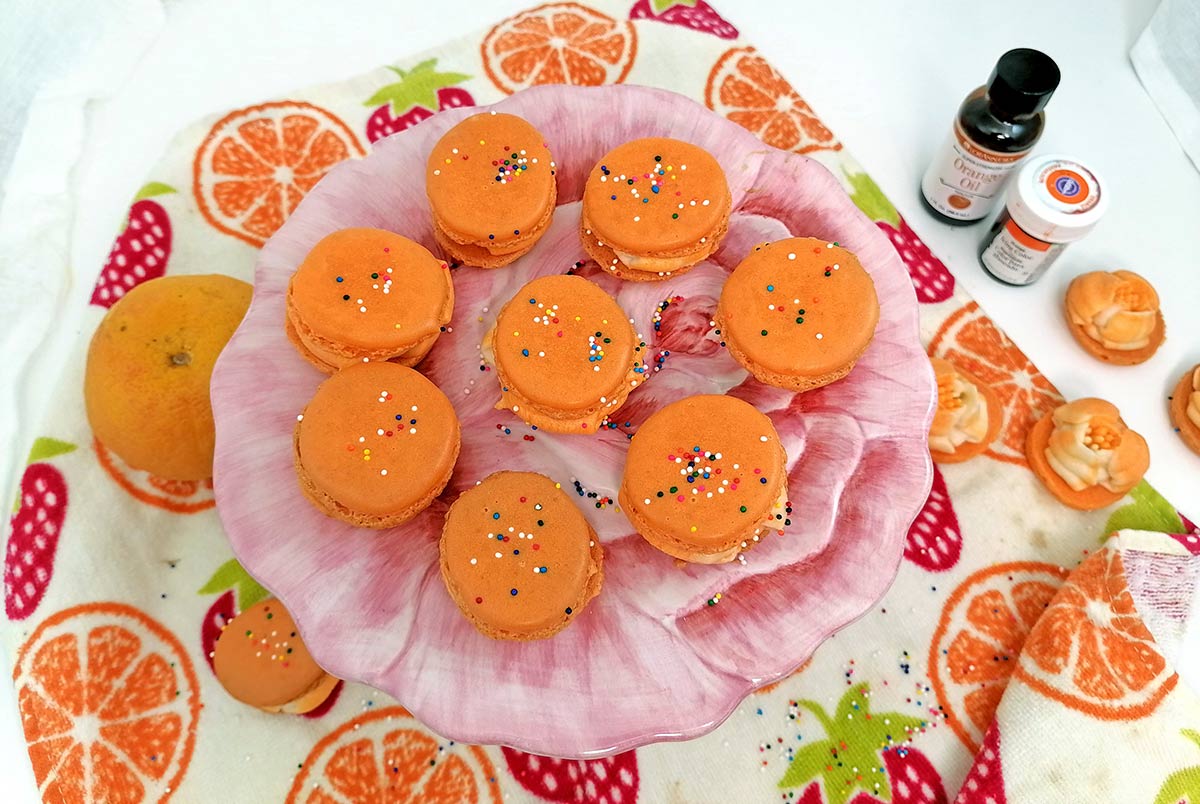 Make Summer Even Better with Super Sweet Orange Macarons