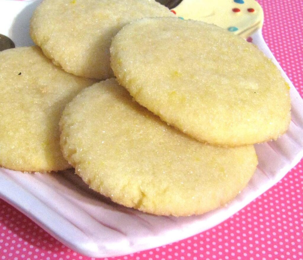 Close Up Lemon Glazed Cookies