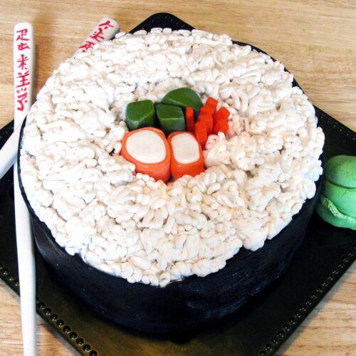 Create a Realistic and Unbelievable Sushi Birthday Cake That is 100% Edible