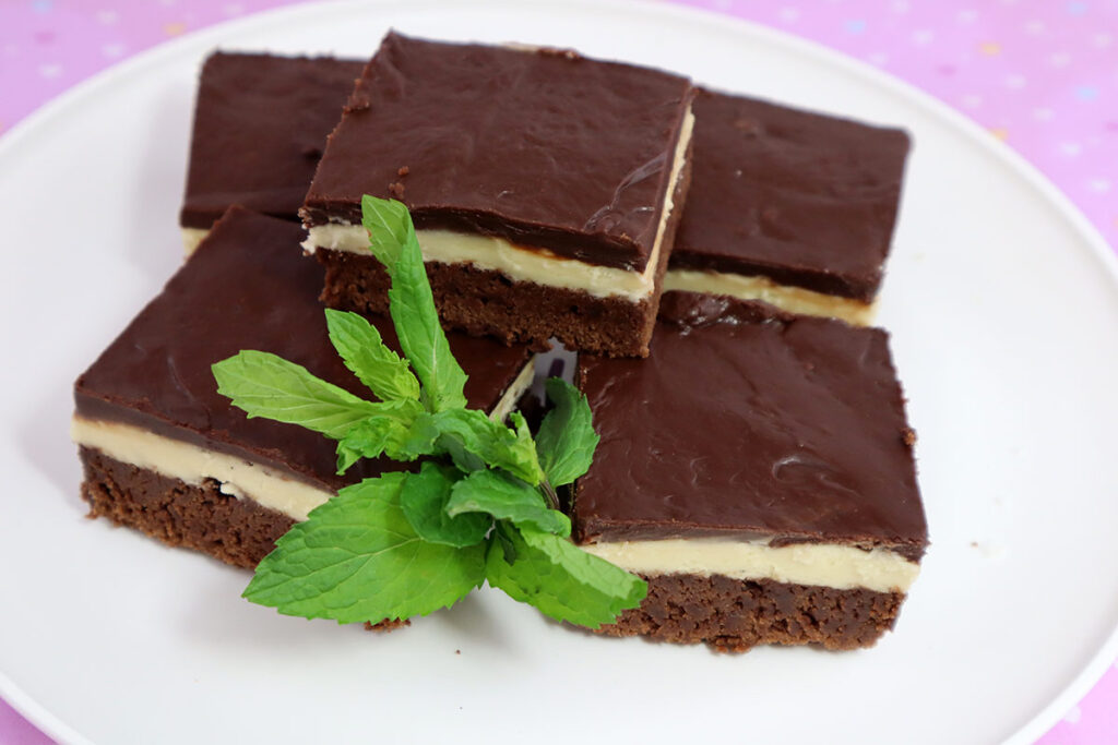 Brownies with Mint