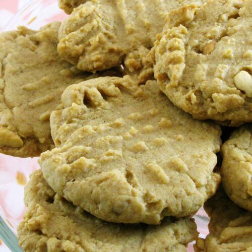 old fashioned chewy peanut butter cookies