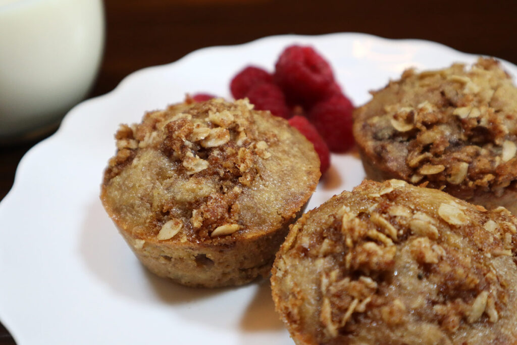 muffins with oatmeal