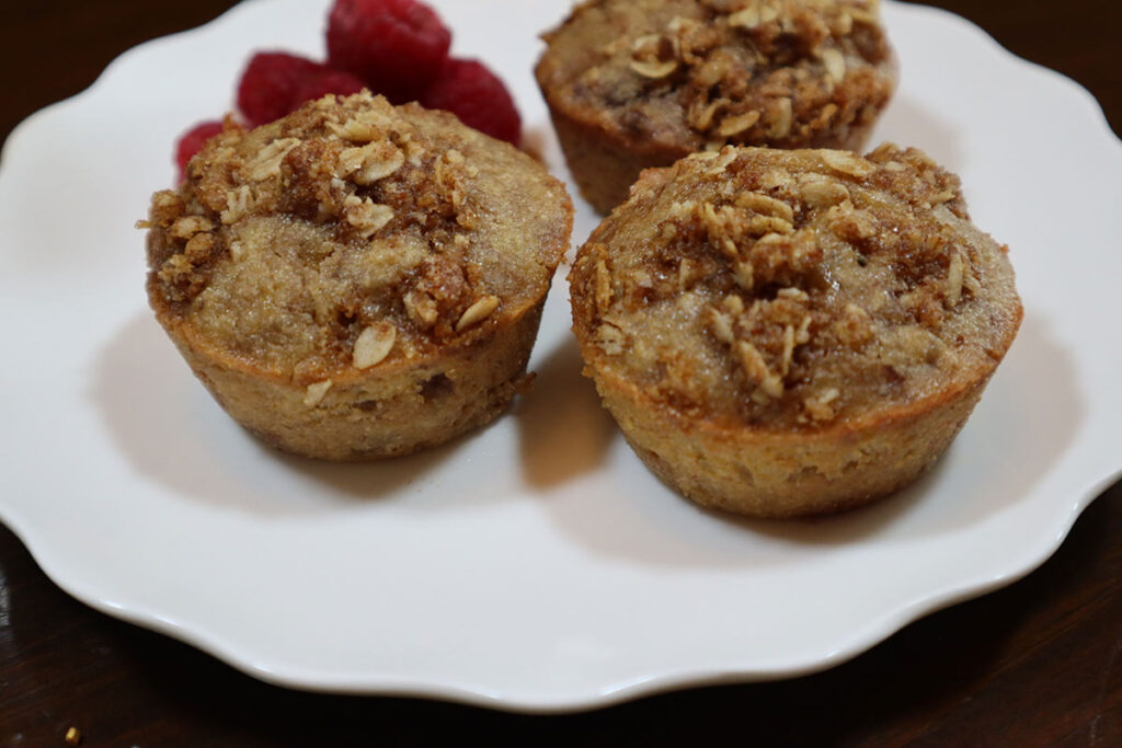 Oatmeal Banana Chocolate Muffins