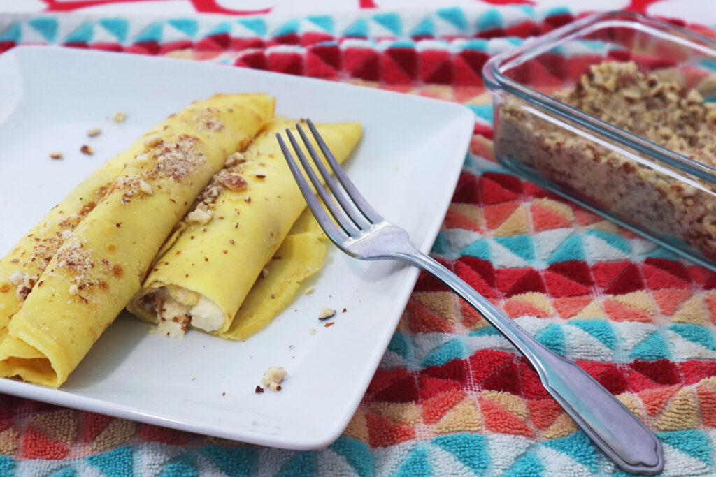 Ricotta Almond Crepes