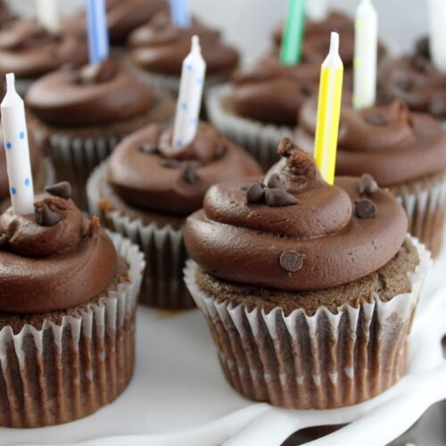 triple chocolate cupcakes