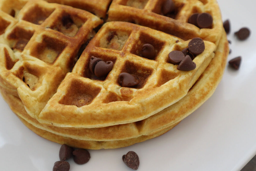 Cookie Dough Waffles 