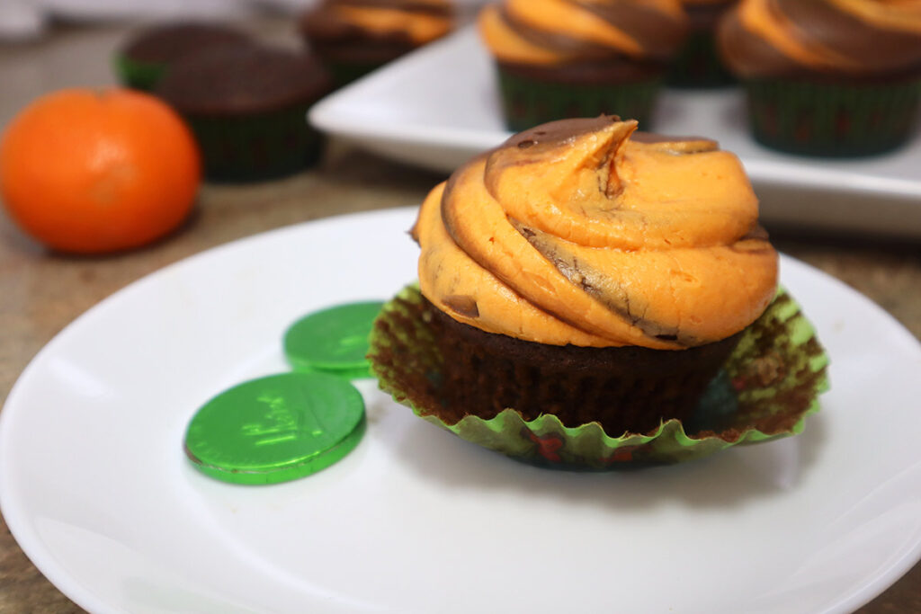 Recipe Photo Orange Chocolate Cupcakes