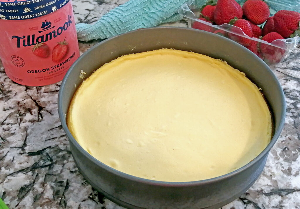 Plain cheesecake