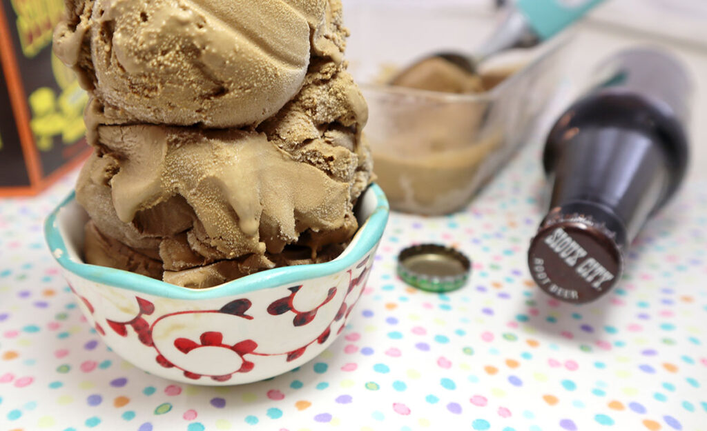 Close up of Rootbeer and Ice Cream