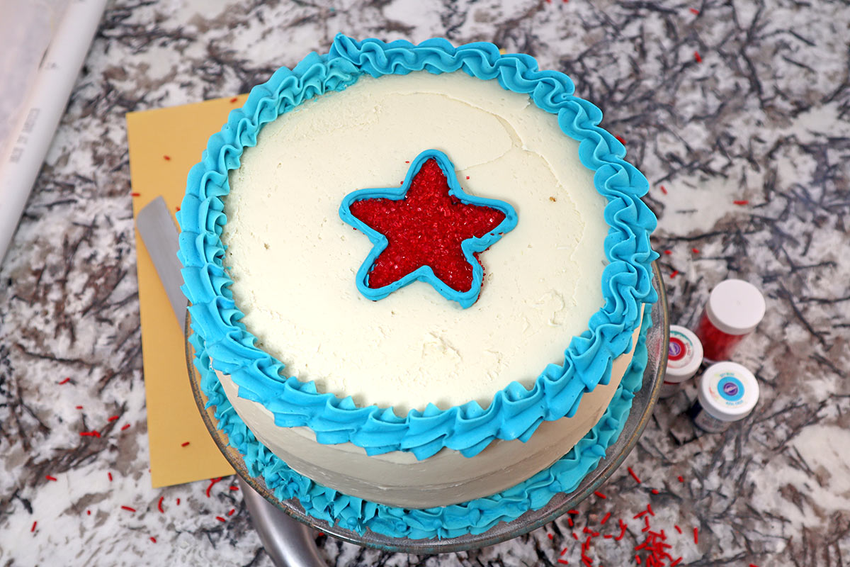 USA Flag Cake - 072204.jpg | laurascakesny | Flickr