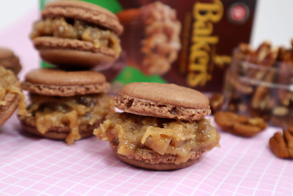 The Next Best Thing to Cake: German Chocolate Macarons Recipe