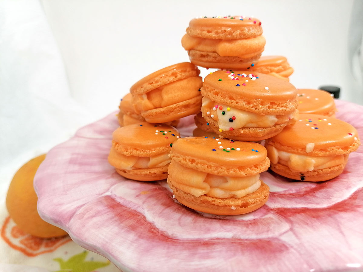 Make Summer Even Better with Super Sweet Orange Macarons