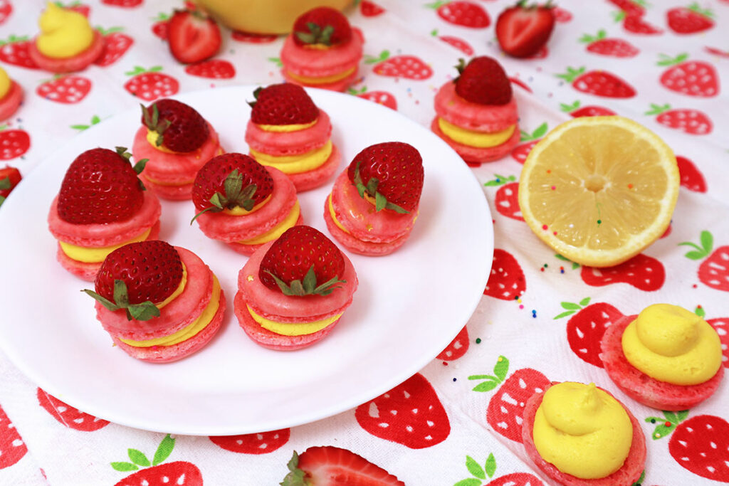 Real Lemons in Macarons